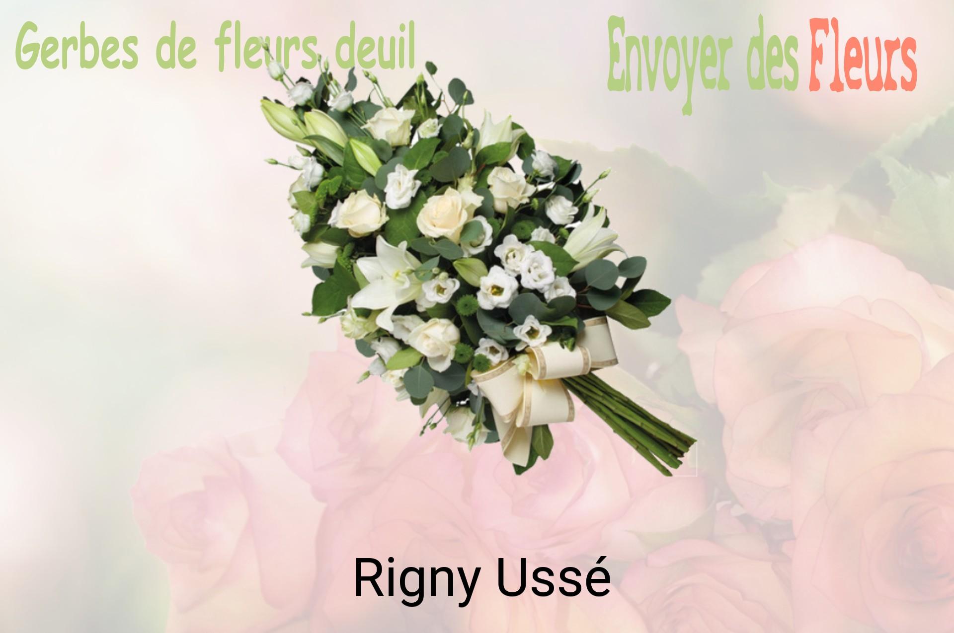 Gerbe de fleurs de deuil livrée à Rigny-Ussé